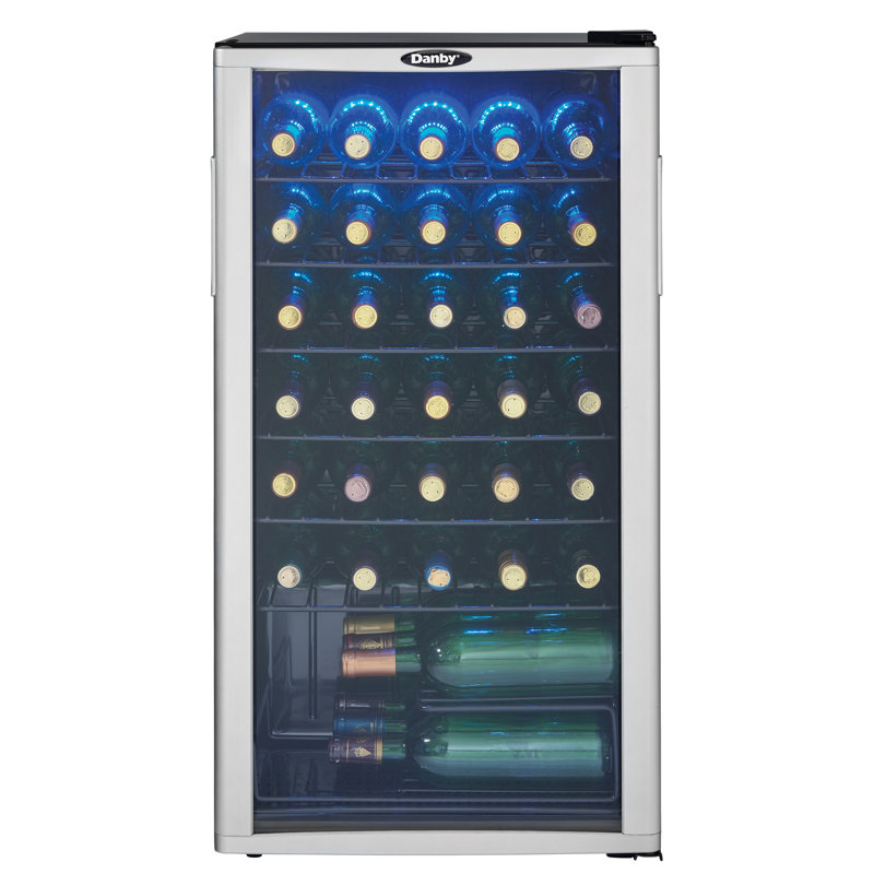 whirlpool 35 bottle freestanding wine cooler